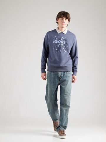BOSS Sweatshirt 'C-Soleri 250' in Blau