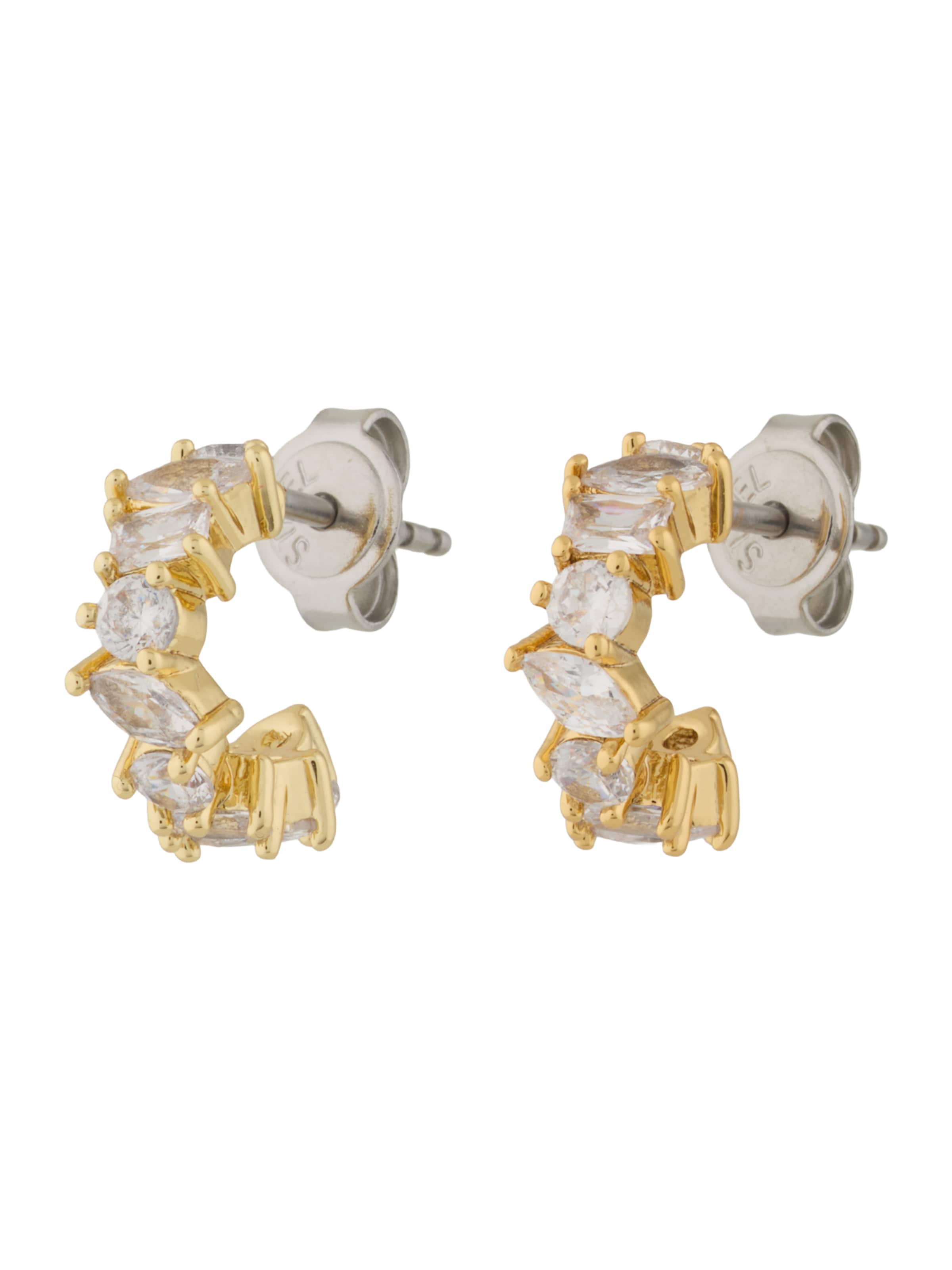 FOSSIL Ohrringe 'ELLIS' in Gold: Vorderseite