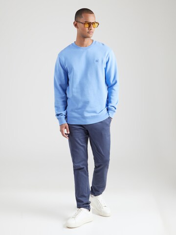 SCOTCH & SODA Sweatshirt 'Seasonal core' in Blauw