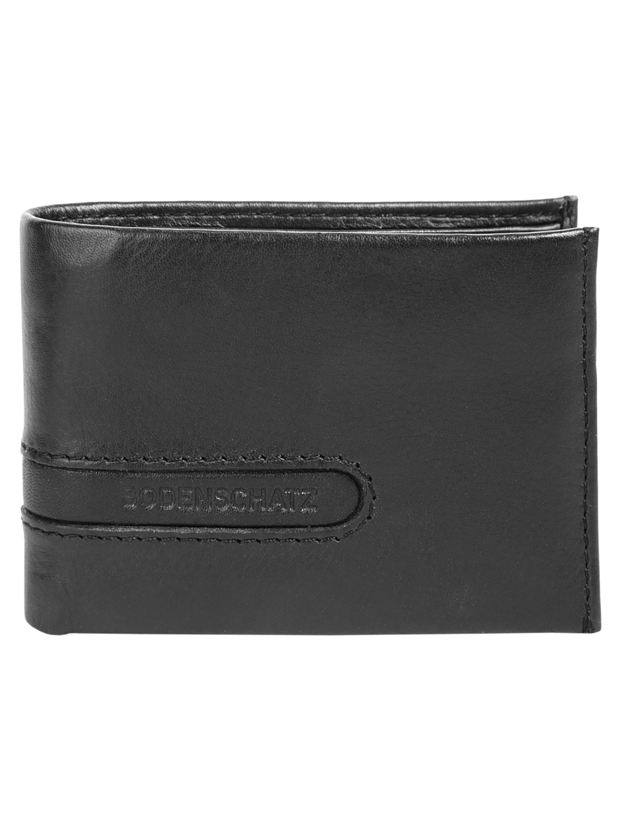 BODENSCHATZ Wallet 'Bodenschatz Geldbörse' in Black: front