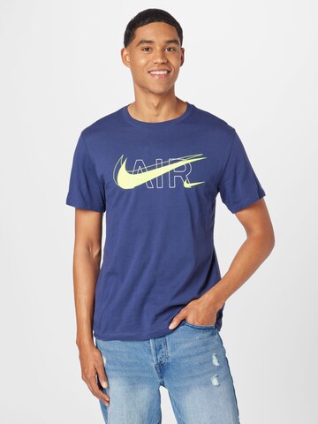 Nike Sportswear Shirt in Blue: front