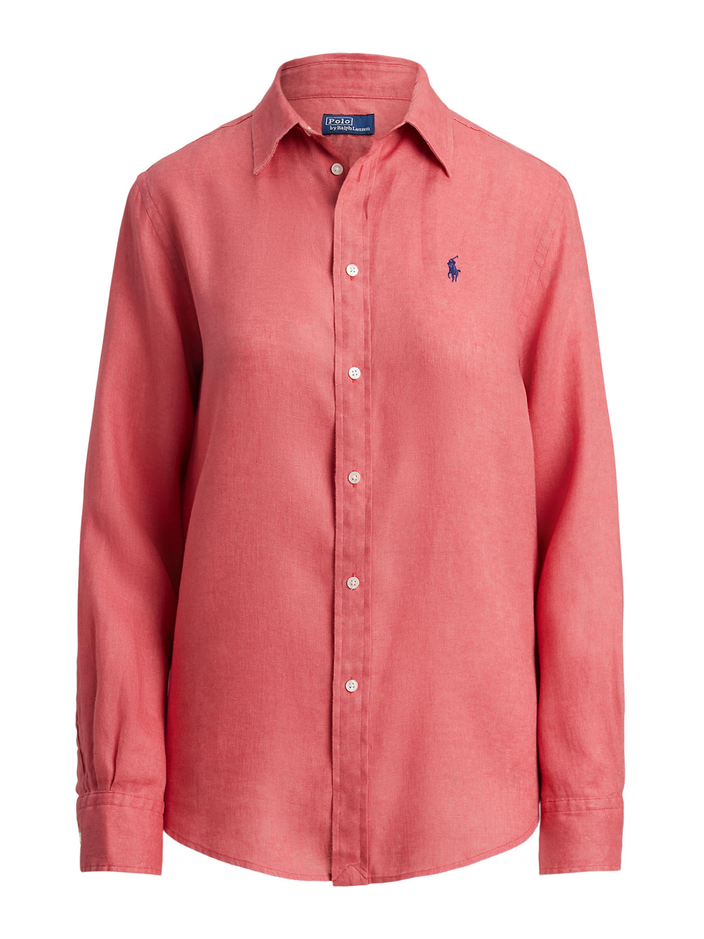 Polo Ralph Lauren Блуза 'CLASSIC' в оранжево: отпред