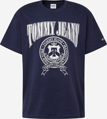 Tommy Jeans Tričko – modrá: přední strana