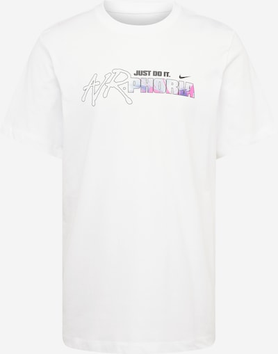 Nike Sportswear Μπλουζάκι σε σκούρο λιλά / ροζ / μαύρο / λευκό, Άποψη προϊόντος