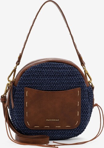 Emily & Noah Shoulder Bag 'Brigit' in Blue: front