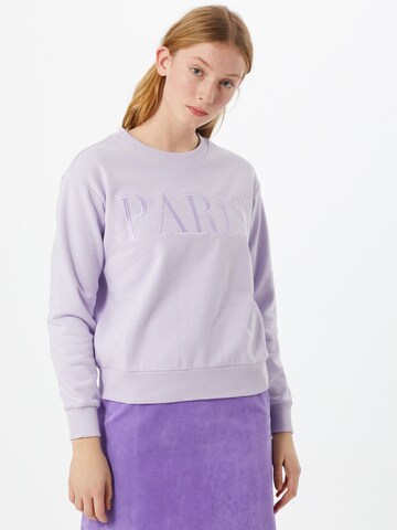Sweat-shirt JDY en violet : devant