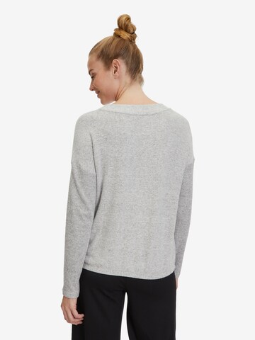 Cartoon Pullover in Grau