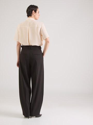PATRIZIA PEPE Baggy Pleat-front trousers in Black