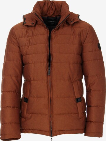 CASAMODA Between-Season Jacket in Orange: front