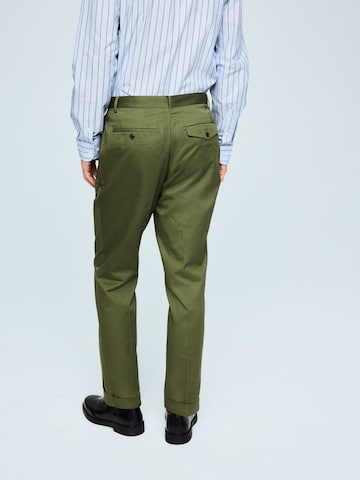 Effilé Pantalon à pince 'N. Premium' Next en vert
