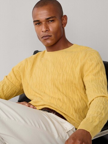 Pull-over Hackett London en jaune