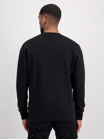 ALPHA INDUSTRIES Sweatshirt in Black