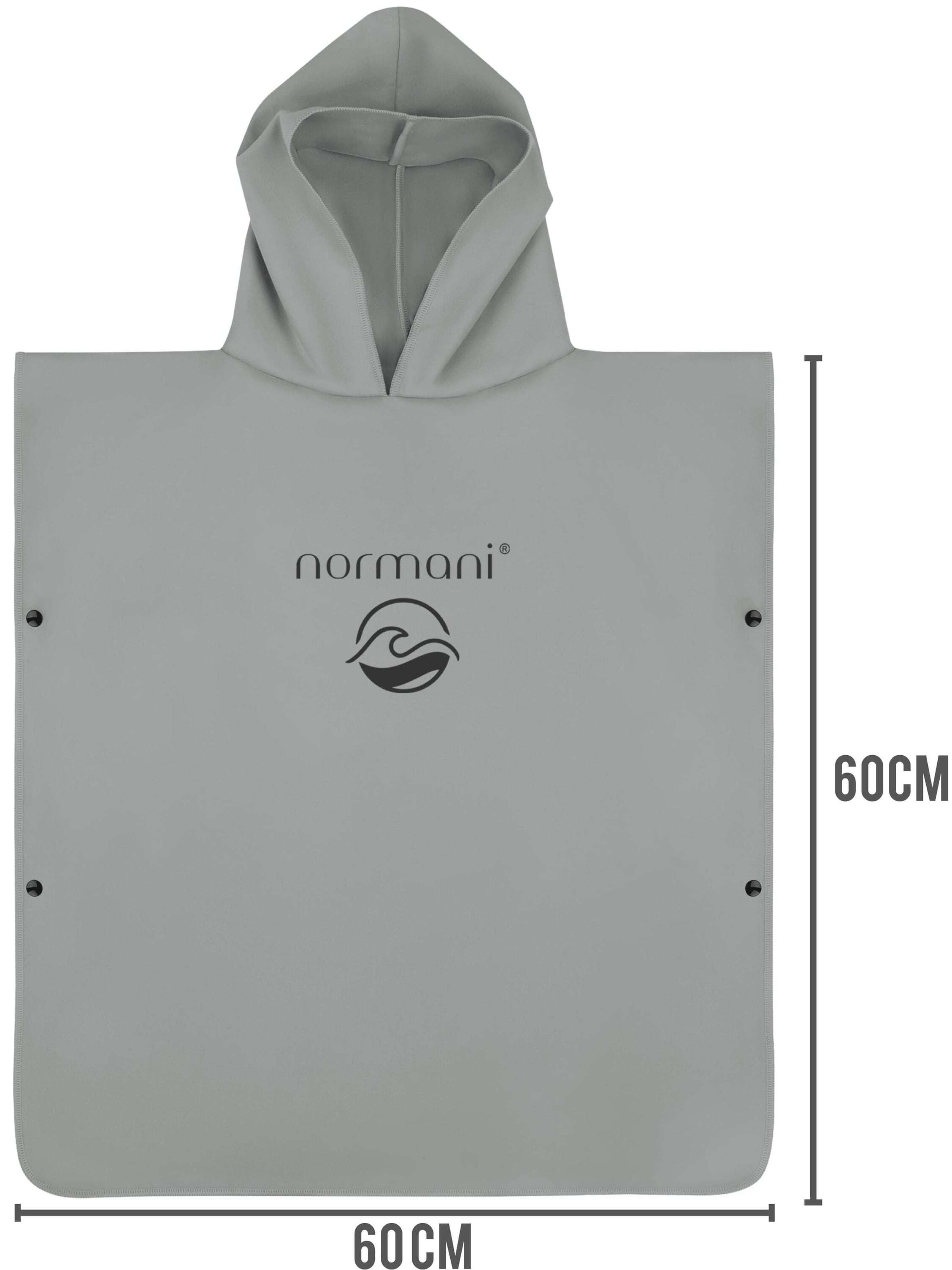 normani Bathrobe 'Rincon' in Grey