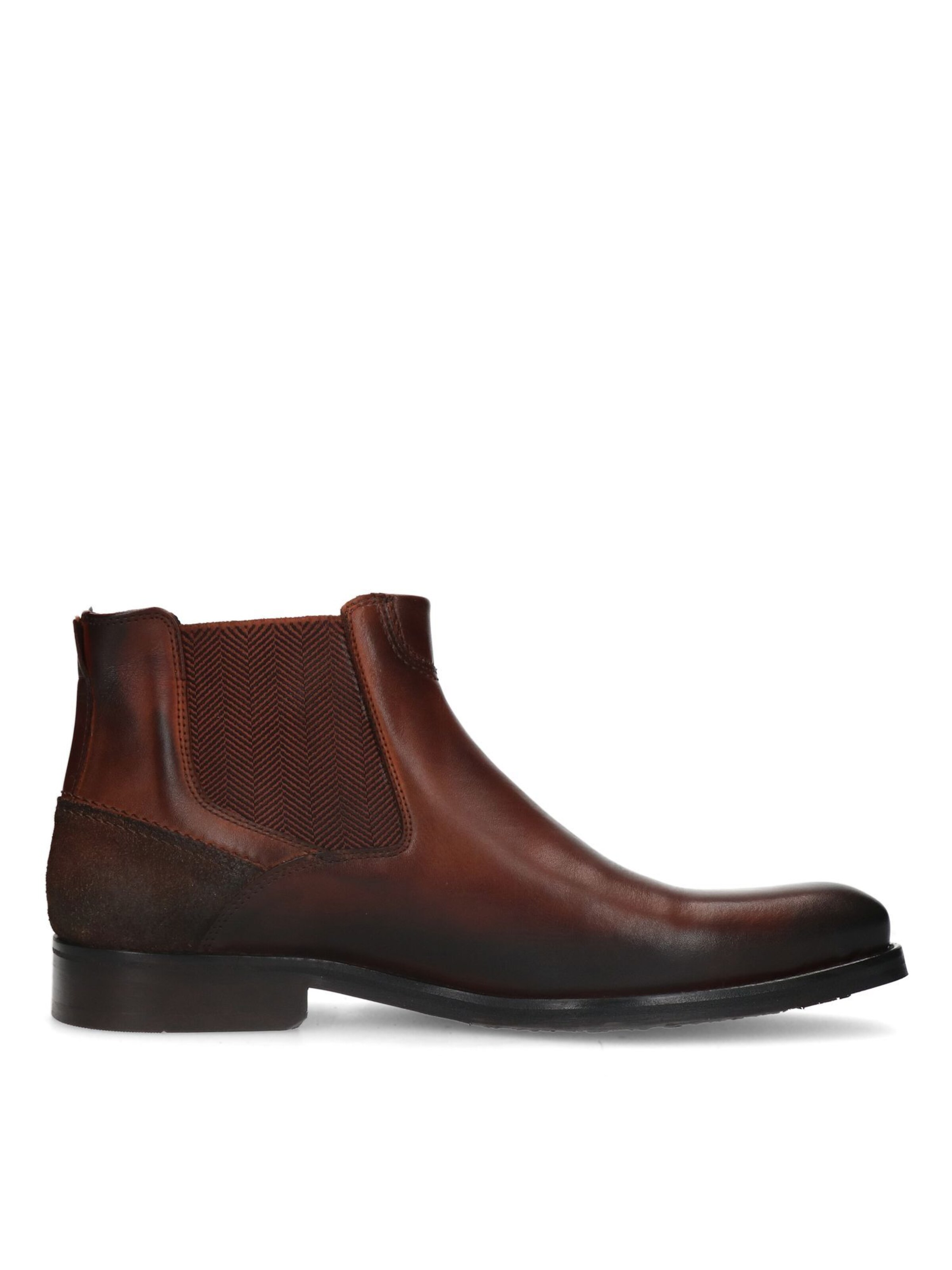 MANFIELD Chelsea boots in Bruin