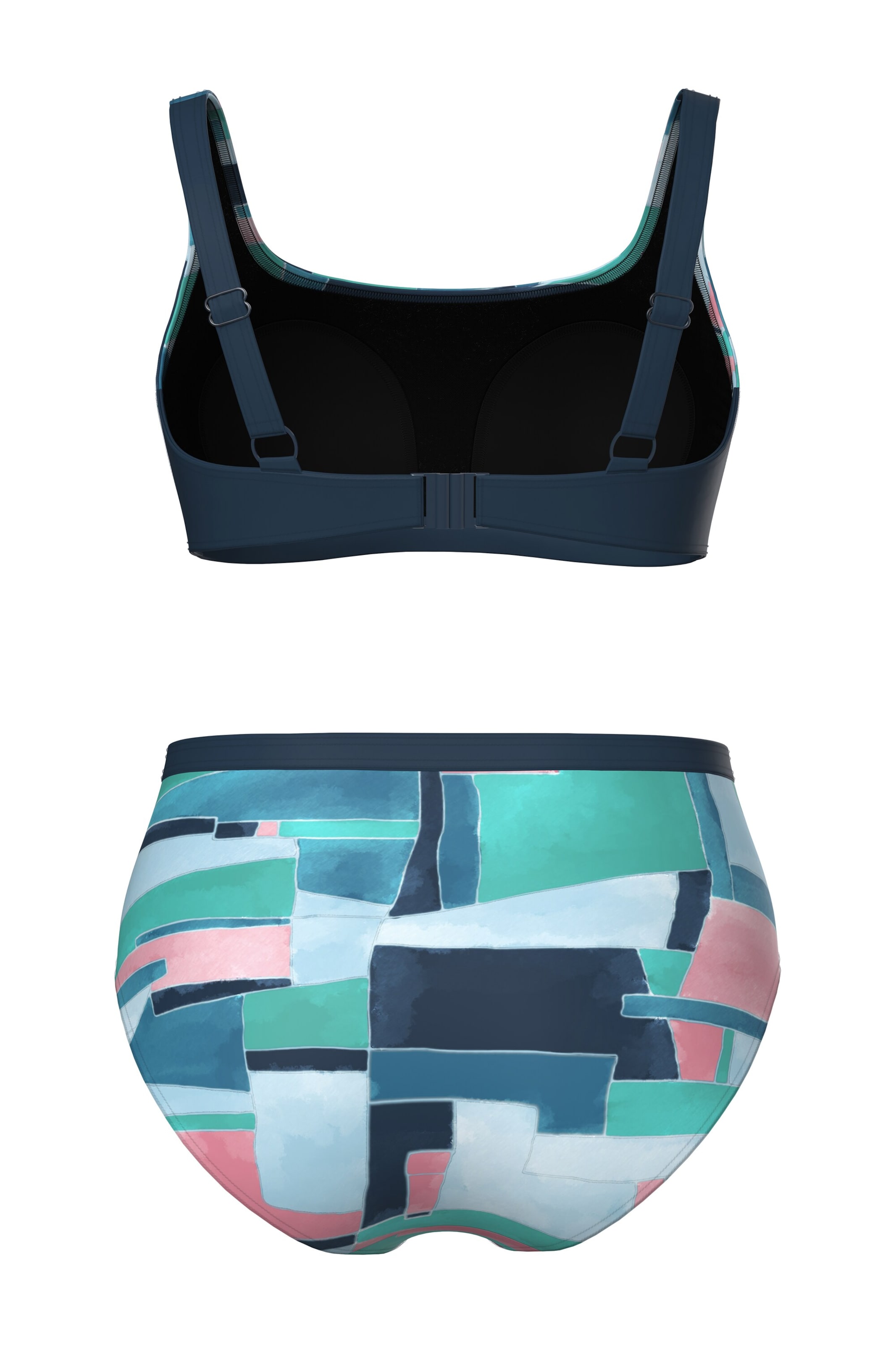 Ulla Popken Bandeau BH in Grün