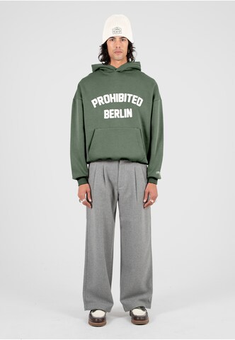 Sweat-shirt 'Berlin' Prohibited en vert