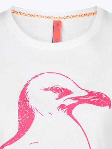 salzhaut Shirt 'Abbeldwatsch' in White