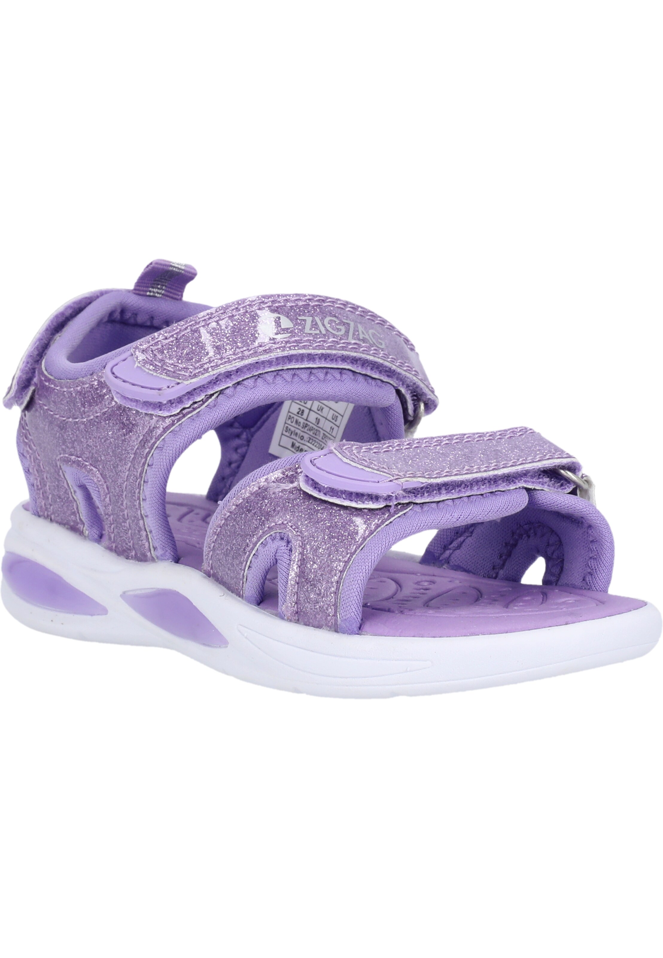 ZigZag Sandale 'Flour' in Lila