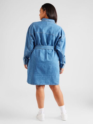 Calvin Klein Jeans Curve Shirt dress in Blue