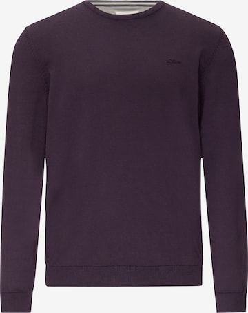 s.Oliver Pullover in Lila: Vorderseite