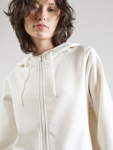 ONLY PLAY Athletic Zip-Up Hoodie in White