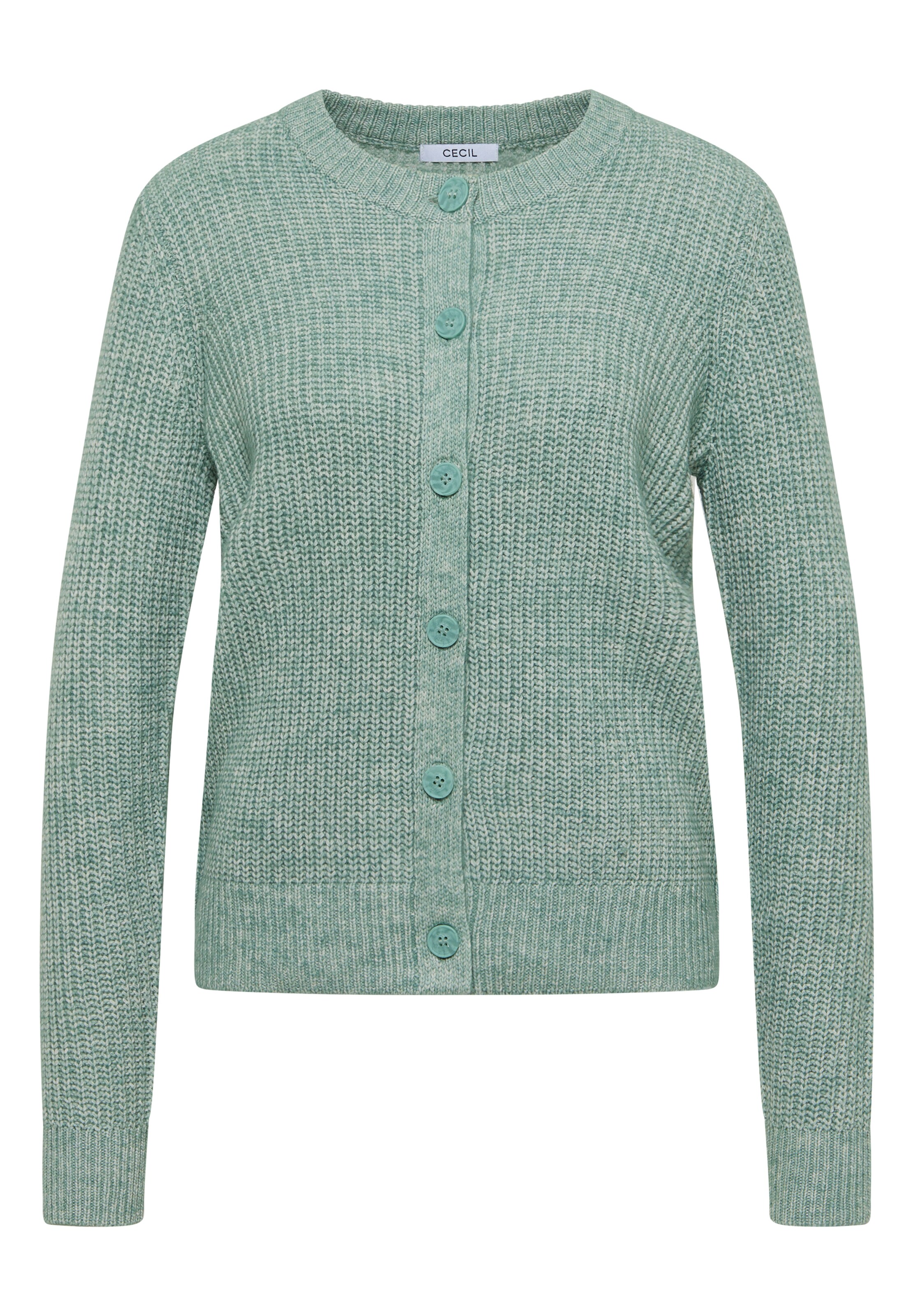 CECIL Strickjacke in Grün: Vorderseite