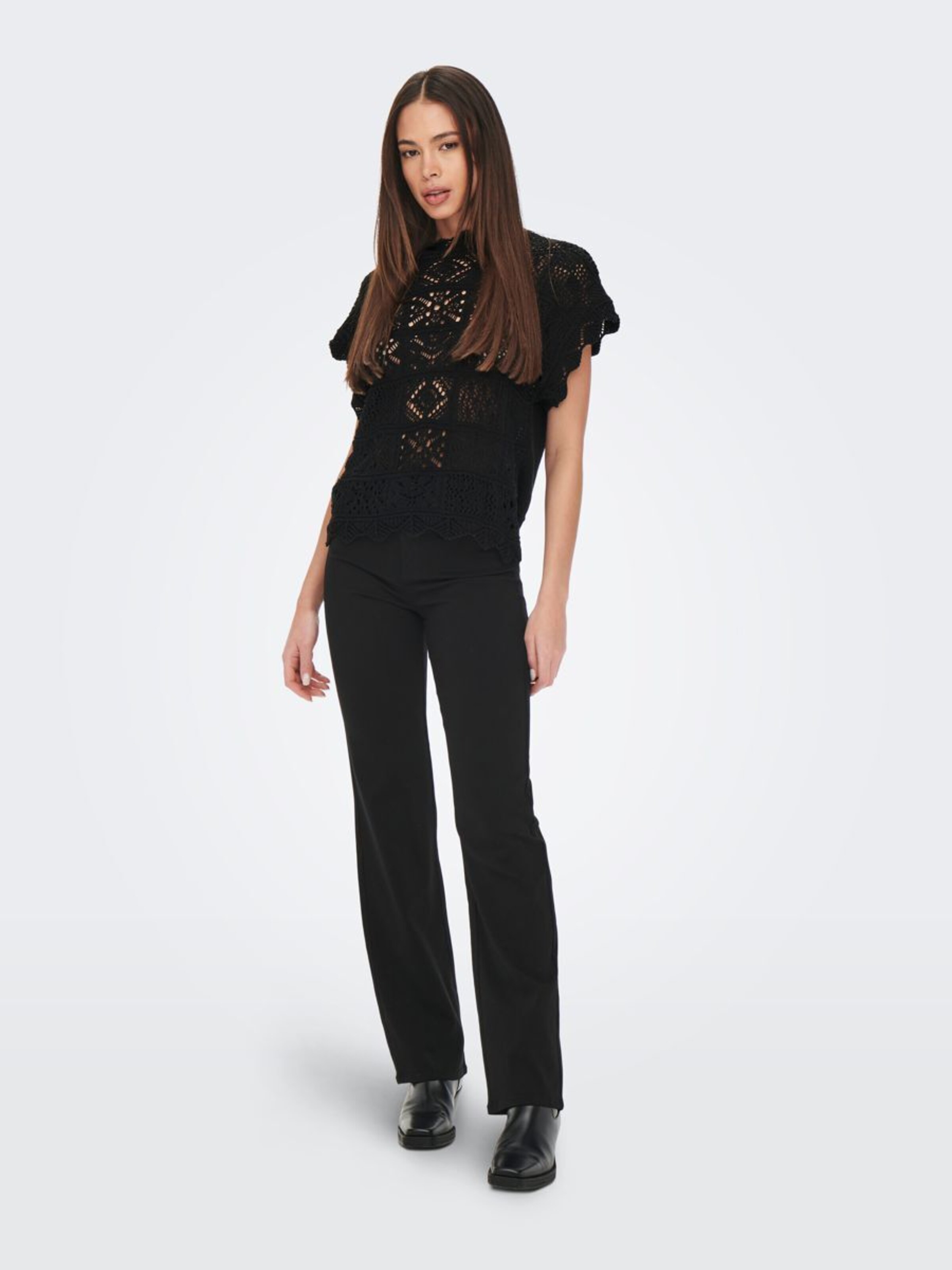 Frauen Shirts & Tops ONLY Top in Schwarz - YX72479 Frauen Shirts & Tops ONLY Top in Schwarz - YX72479