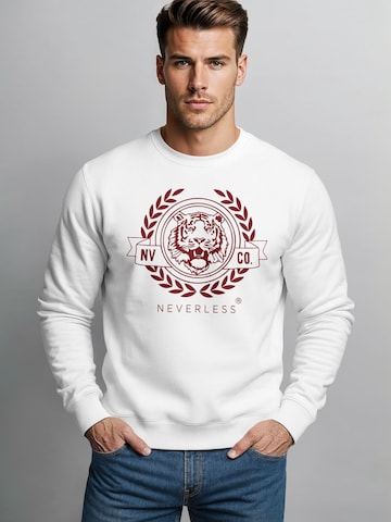 Neverless Sweatshirt 'Old School' in White