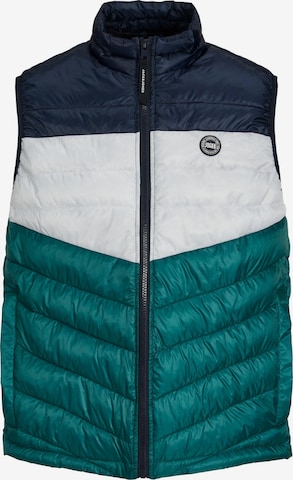 Gilet 'HERO' JACK & JONES en vert : devant