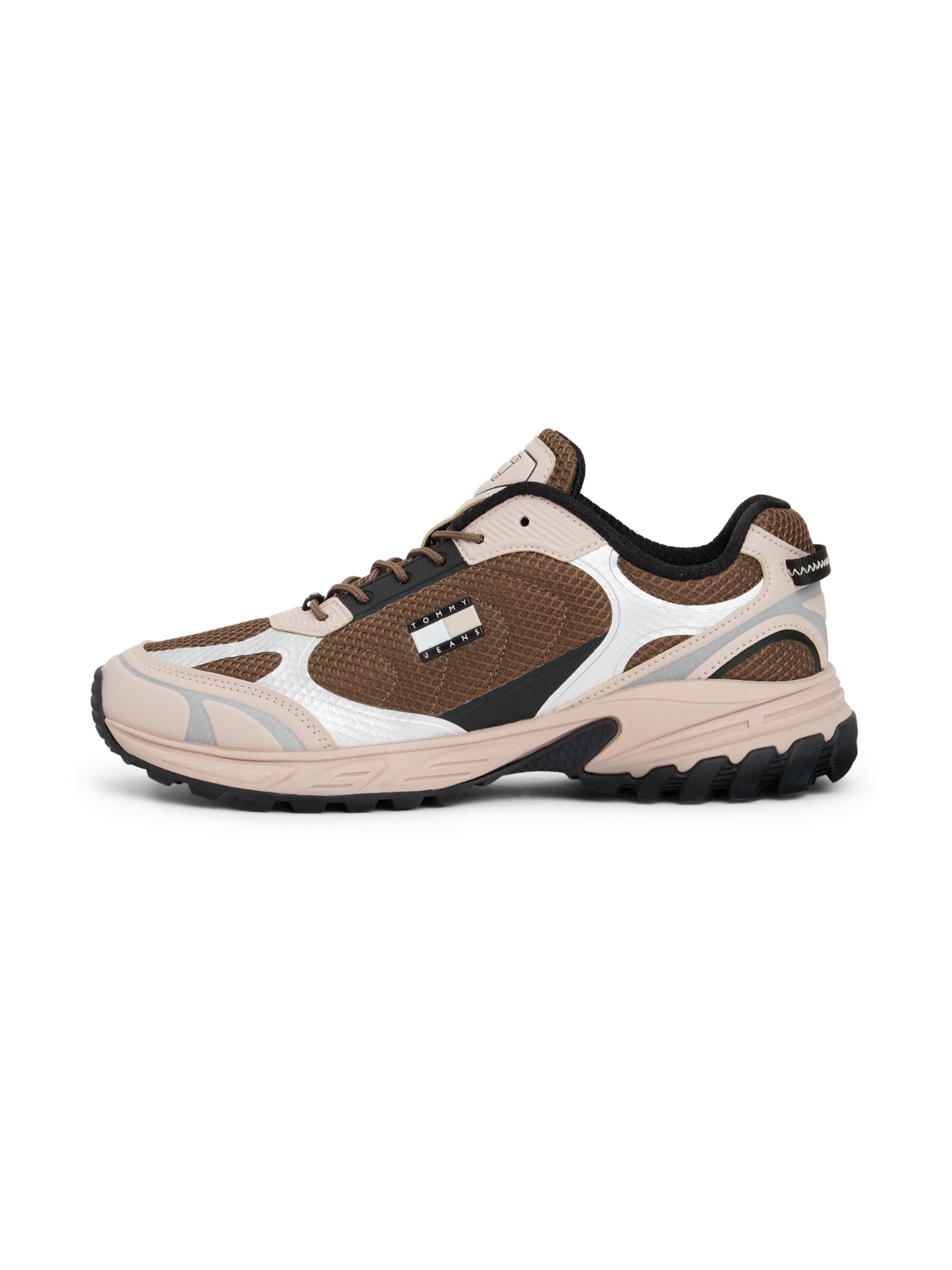 Tommy Jeans Niske tenisice u pijesak / smeđa / srebro, Pregled proizvoda