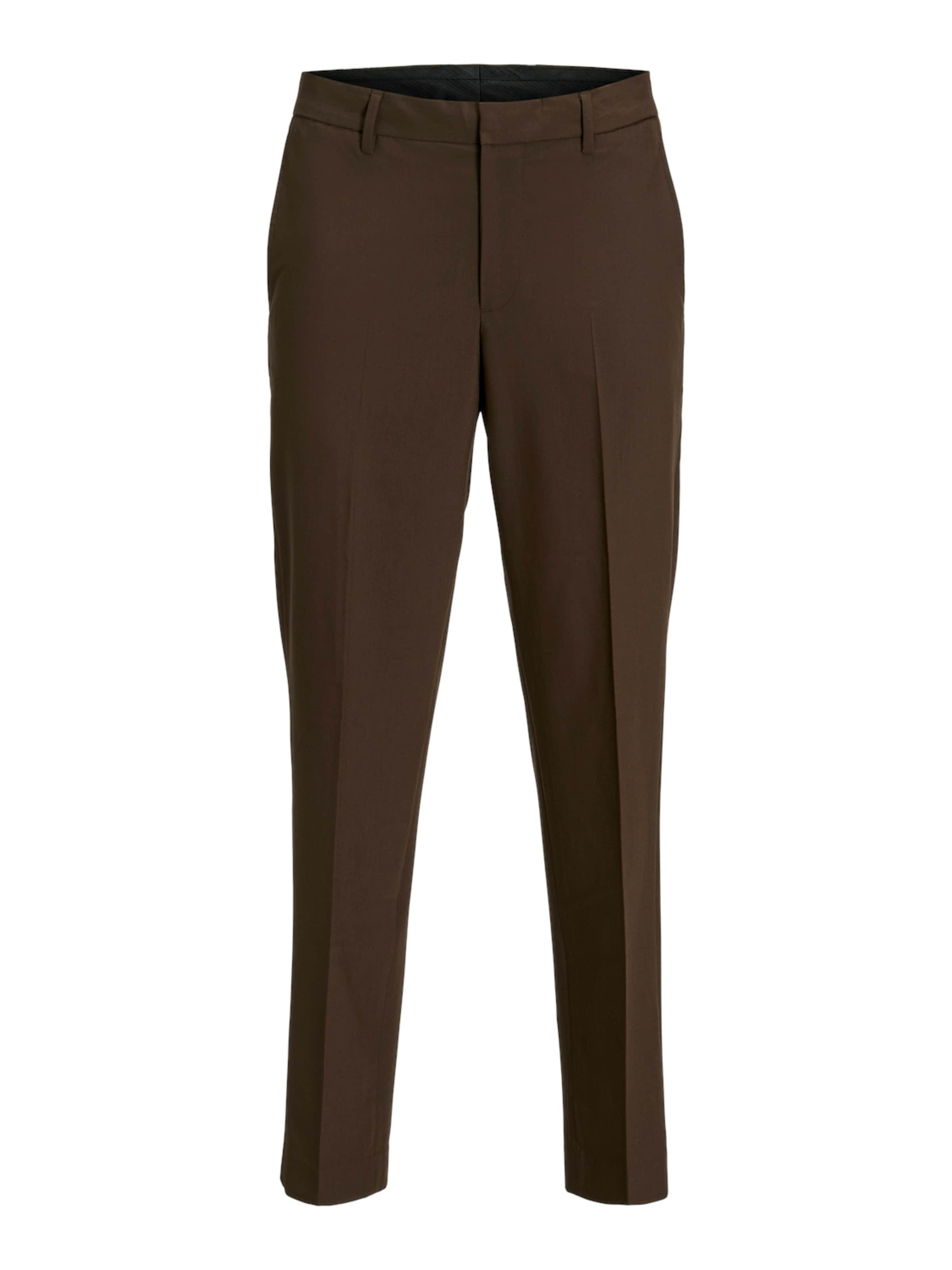 JACK & JONES Панталон с ръб 'JPRBUSHWICK HARRY' в тъмнокафяво, Преглед на продукта