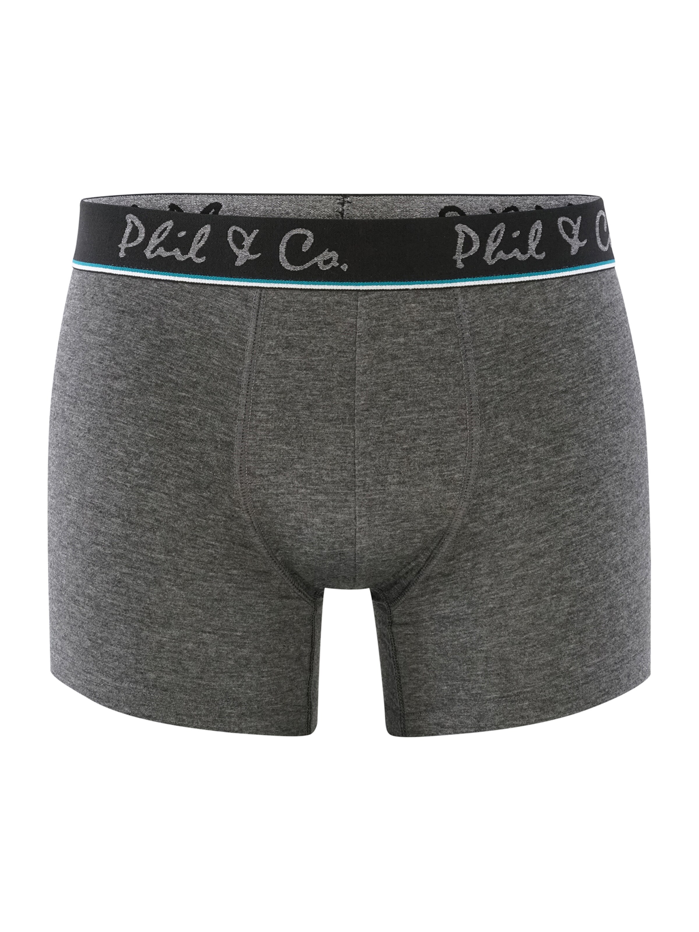 Boxers ' 2-Pack Jersey ' Phil & Co. Berlin en gris
