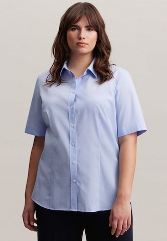 SEIDENSTICKER Blouse 'Schwarze Rose' in Blue: front