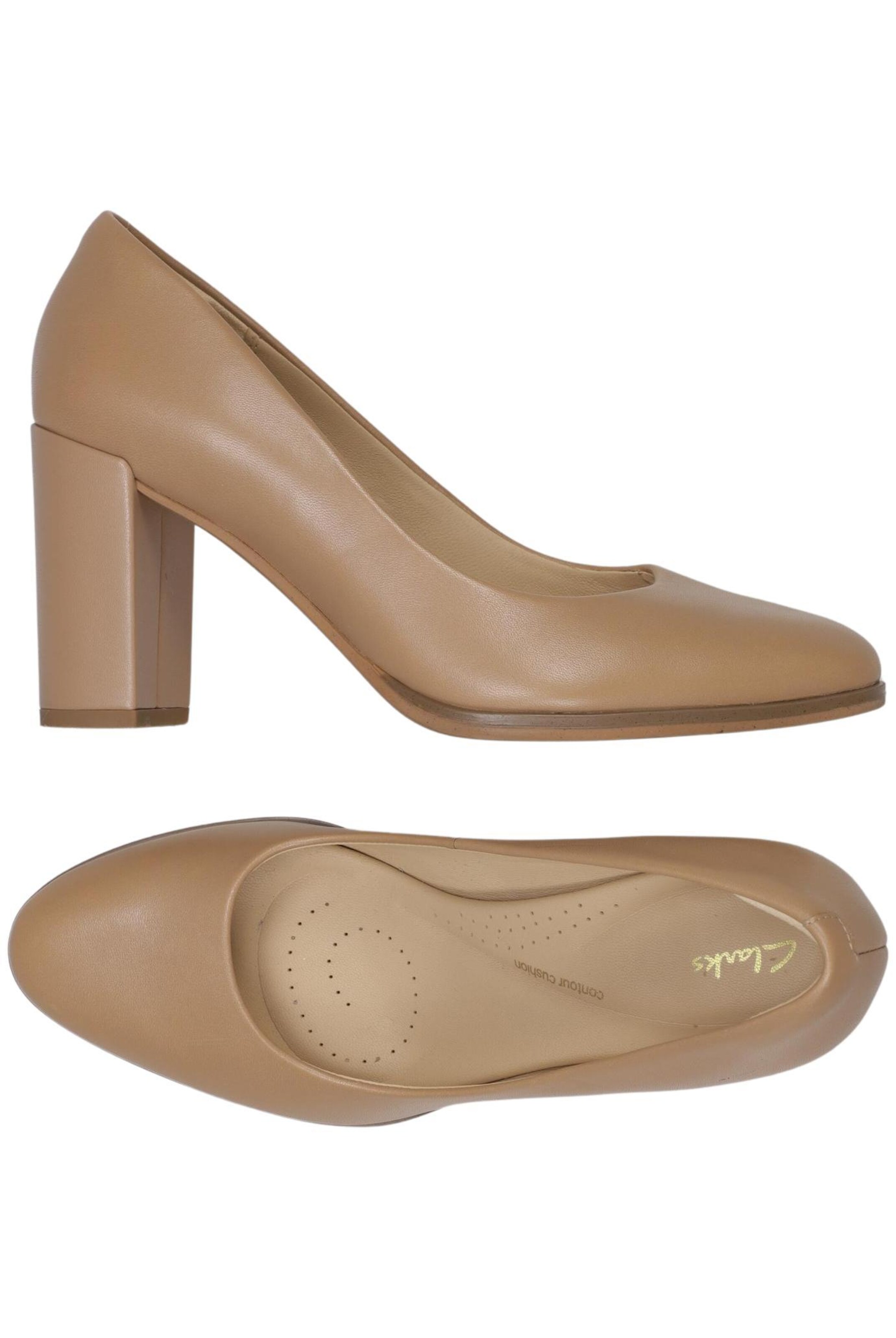 CLARKS High Heels & Pumps in 39 in Beige: front