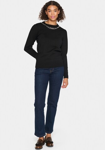 SAINT TROPEZ Sweater in Black