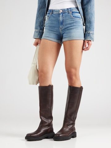 Skinny Jeans de la Tally Weijl pe albastru: față
