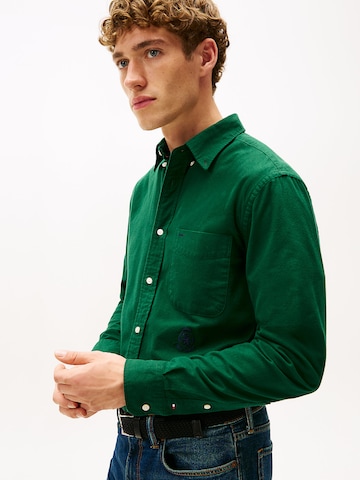 TOMMY HILFIGER Regular Fit Hemd in Grün