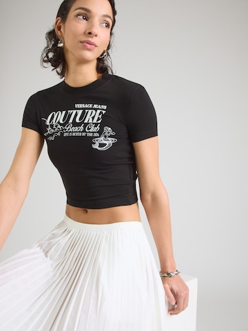 Versace Jeans Couture Μπλουζάκι σε μαύρο: μπροστά