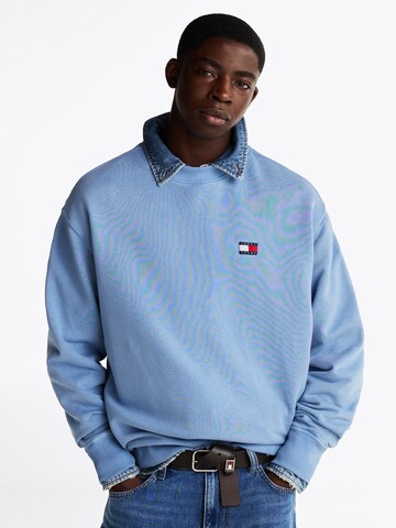 Felpa di Tommy Jeans in blu: frontale