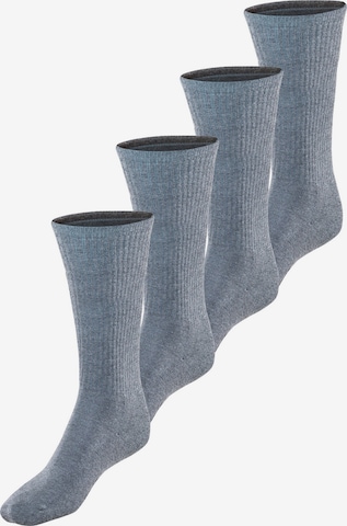 Chaussettes Blackspade en gris : devant