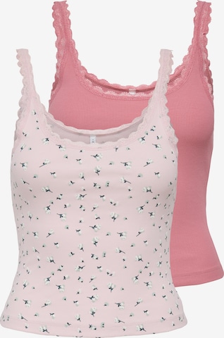 ONLY - Top 'ONLFENJA' en rosa: frente
