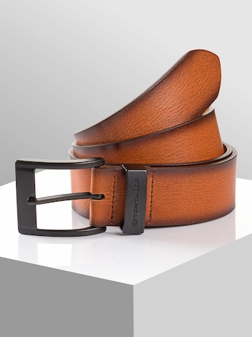 TOM TAILOR Belt ' All Styles ' in Brown: front