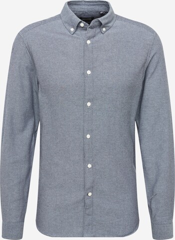 Only & Sons Slim Fit Skjorte 'TAR' i blå: forside