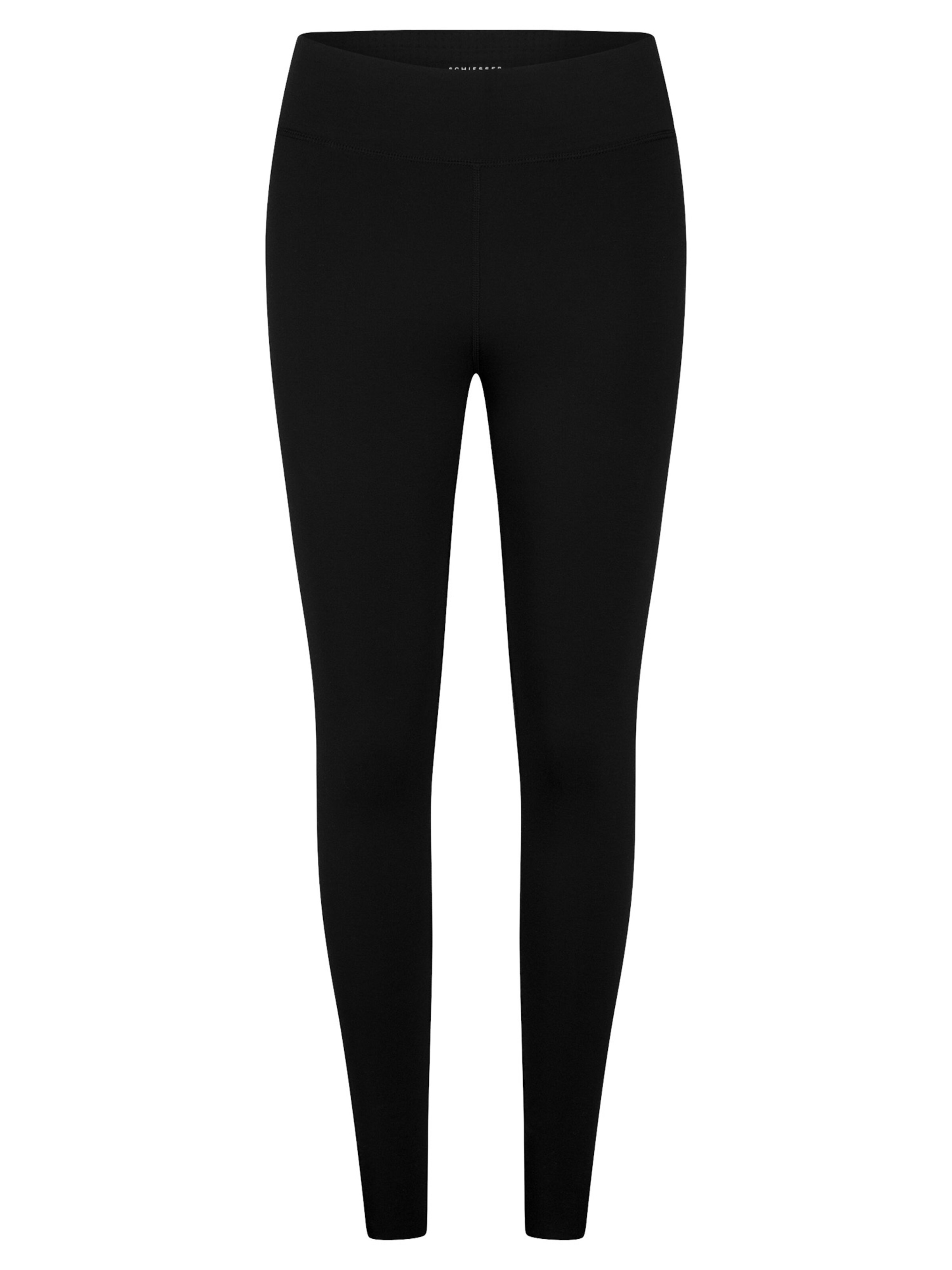 SCHIESSER Regular Leggings in Schwarz: Vorderseite