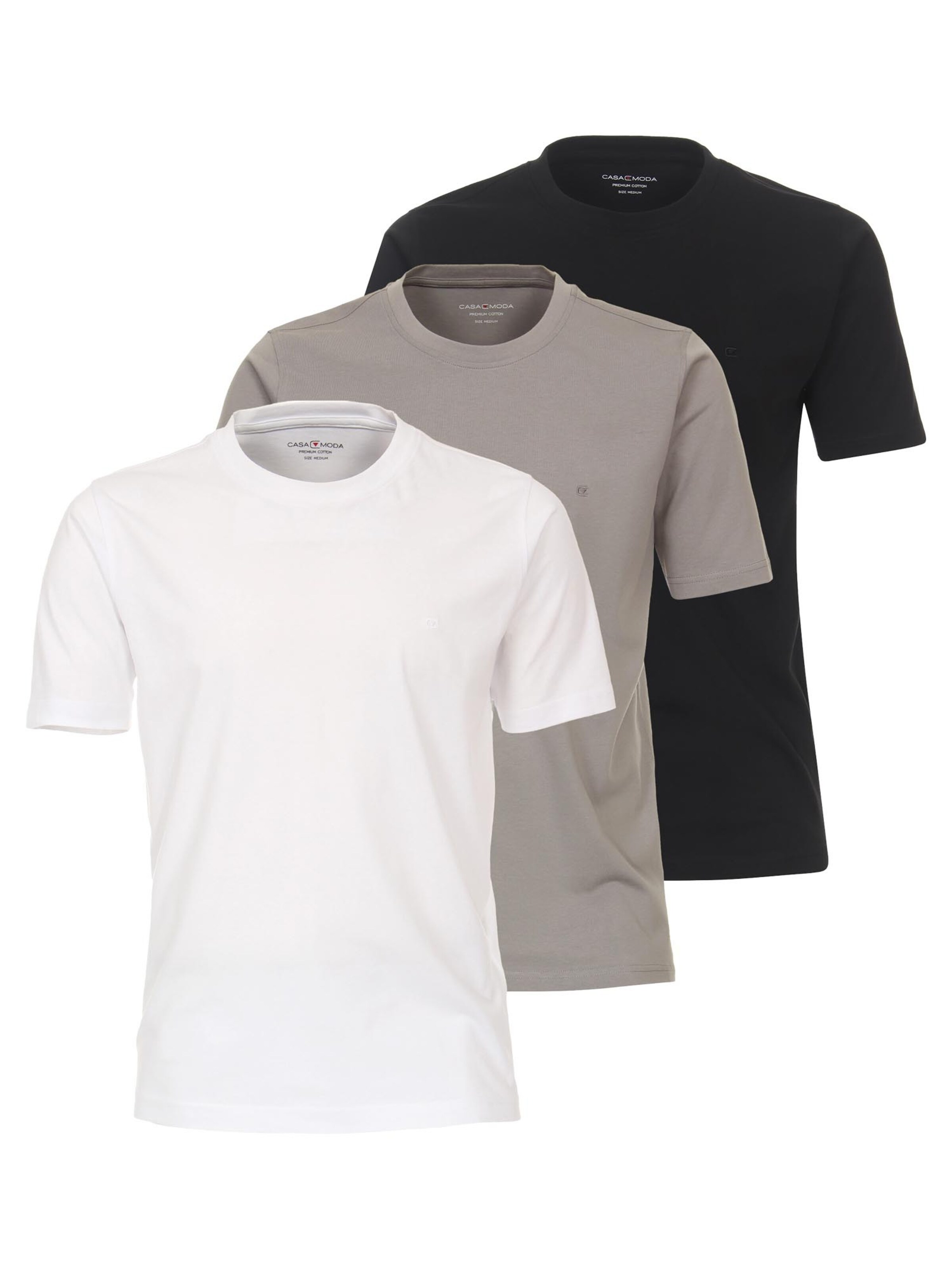 CASAMODA Shirt 'Basic' in Black: front