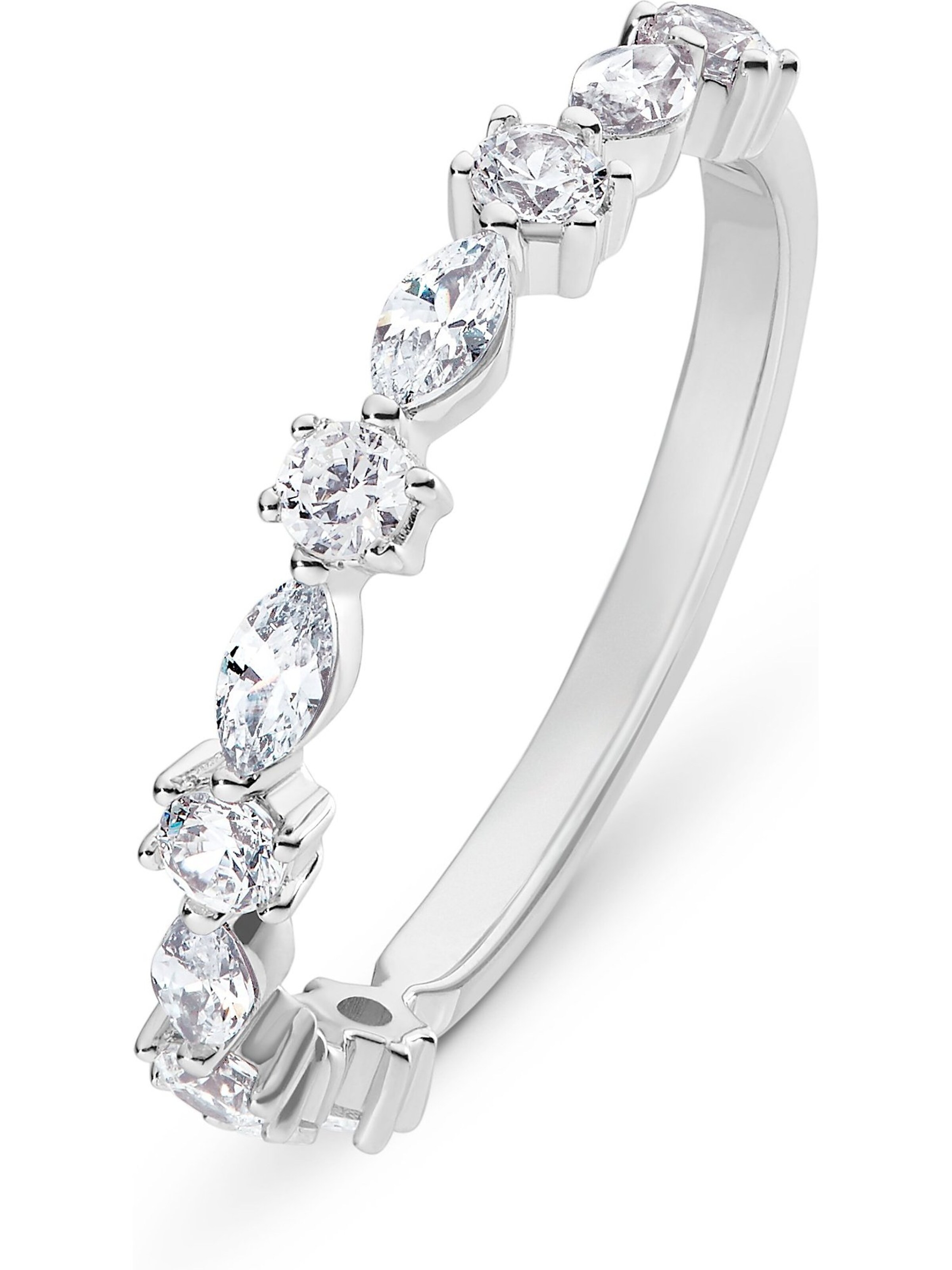 CHRIST Ring in Silber: Vorderseite