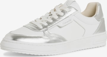 Tamaris Platform trainers in Silver: front