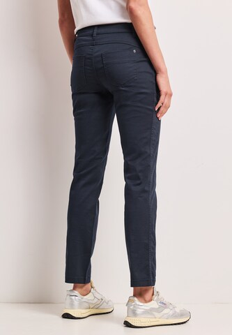 STREET ONE Slimfit Hose in Blau
