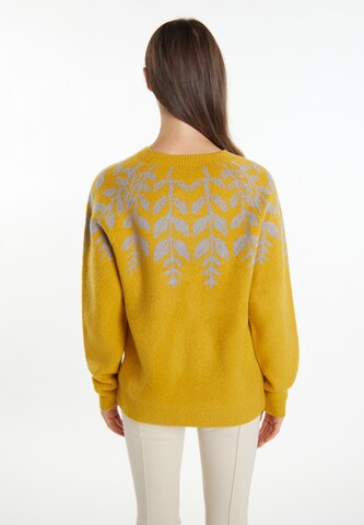 Pullover 'Lurea' di Usha in giallo