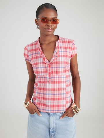 HOLLISTER Blúzka - Červená: predná strana